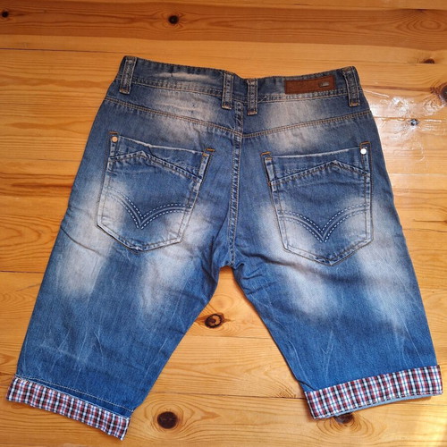 Denim shorts, blue, size S
