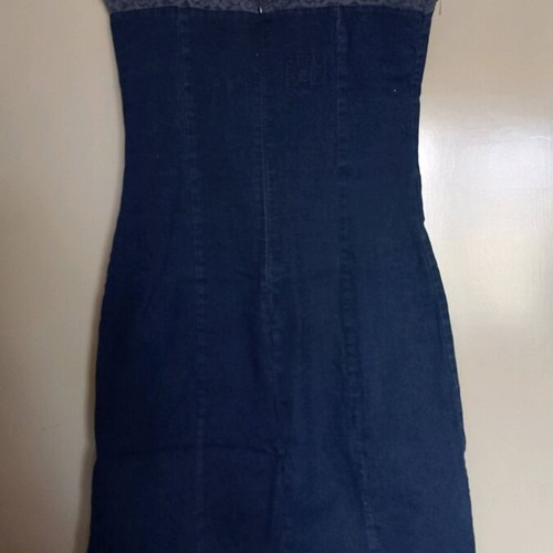 Denim dress like new, barely worn, blue, size S