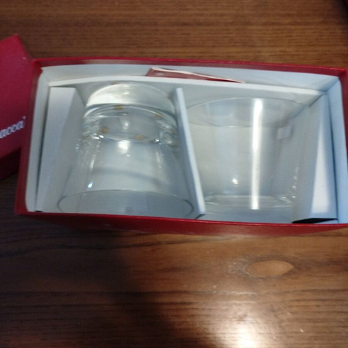 Baccarat Lola whisky glasses set of 2 new