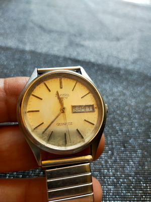 Zentra Quartz watch used, men's