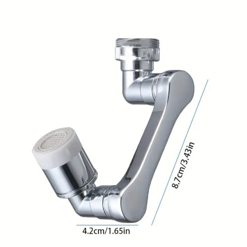 Faucet Extension 360 Degrees new, PVC inox color