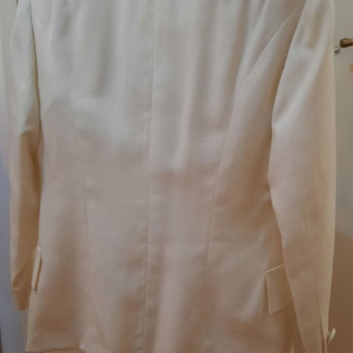 Women's white linen spring jacket XL used