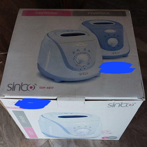 Sinbo SDF 3817 fryer new, 2 liters, 1500W