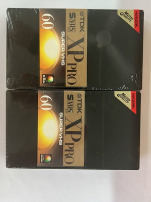 TDK XP-pro Super VHS 60 βιντεοκασέτες, πακέτο 2
