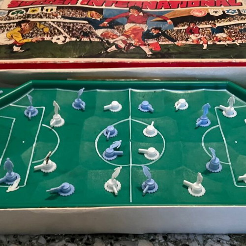 Casdon Soccer International used vintage tabletop football with Greek team logos