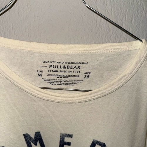 Pull&Bear men's striped Someday t-shirt size M used