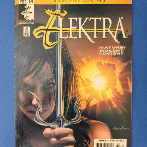 Elektra Vol 2 Issue 14 comic book used