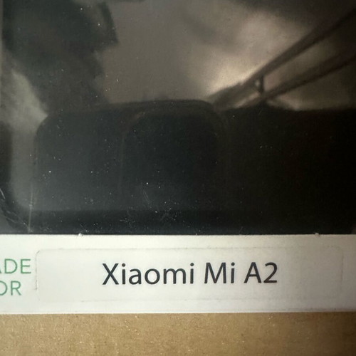 Xiaomi Mi A2 case and tempered glass screen protector new black