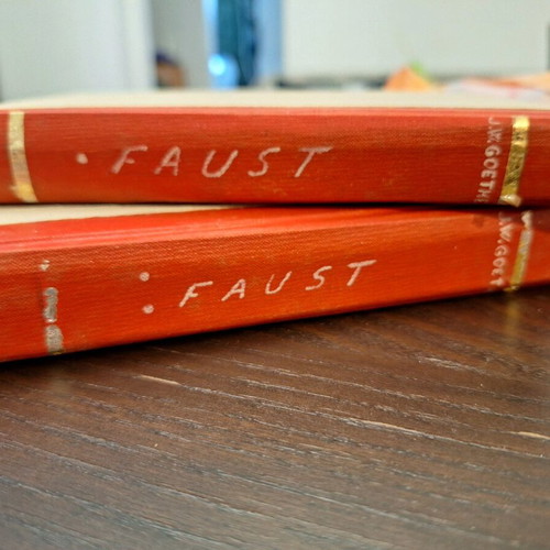 Faust two-volume foreign language book like new, 1968 edition