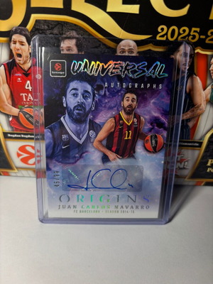 2025-26 Panini Origins EuroLeague Juan Carlos Navarro Auto card like new