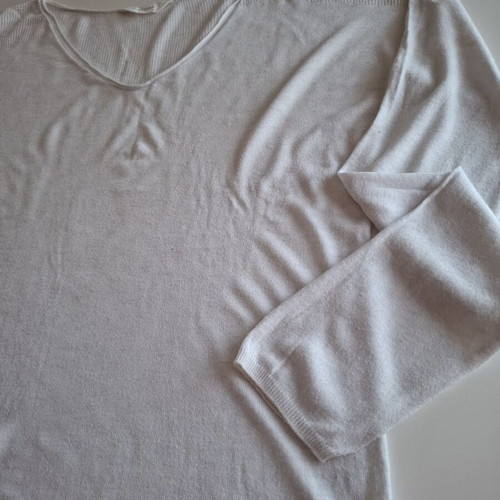 Naf Naf thin white sweater XL used