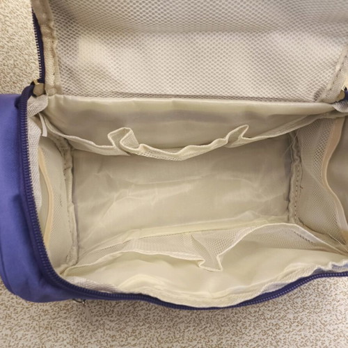 Toiletry bag new, purple, large capacity with multiple compartments