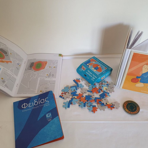 Athens Olympics 2004 collectible lot used with DVD, tickets, souvenirs