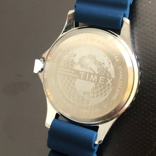 Timex Navi Depth men's watch new with blue silicone strap