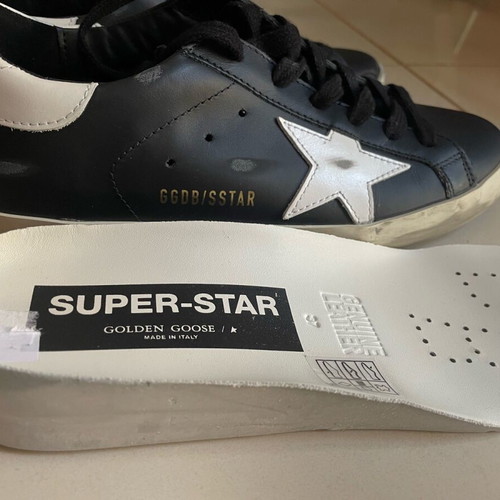 Golden Goose Classic Super Star shoes like new, size 37, black-white