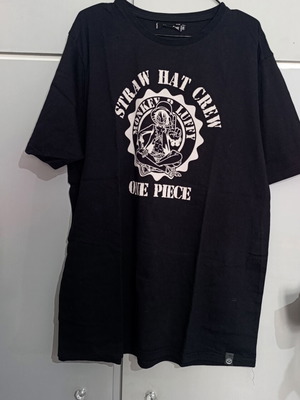 One Piece men's short-sleeve T-shirt like new, size 3XL, black