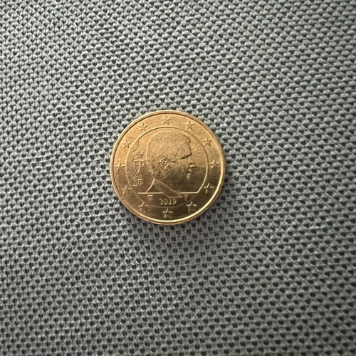 Collectible 50 Cent Coin Belgium 2019 like new