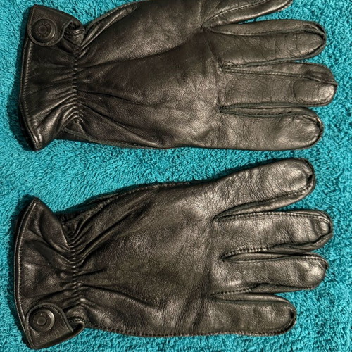 Leather gloves men's size L used