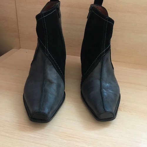 Hispanitas ankle boots used, gray and black, size 37