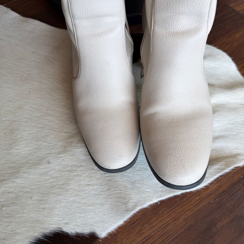 White leather boots Sante size 40 like new