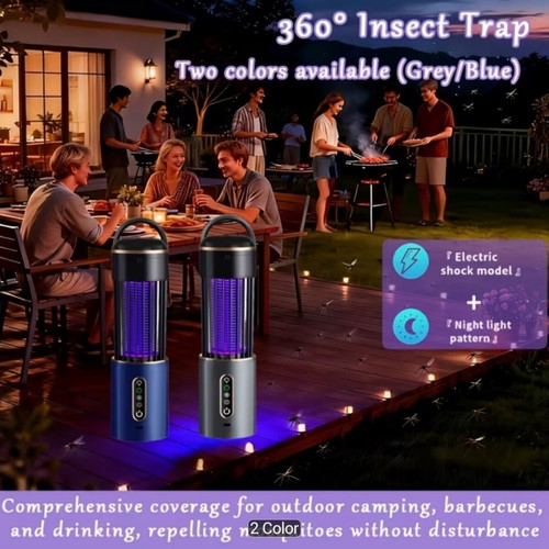 Ultimate 3000V Mosquito Killer with 365nm UV and Power Bank