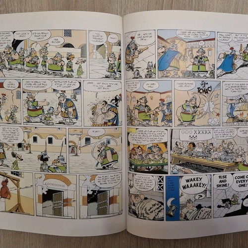 Asterix comic set 3 books like new, English