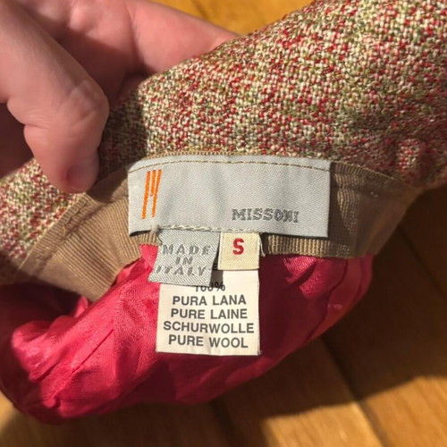 Missoni wool hat like new, multicolor, size S