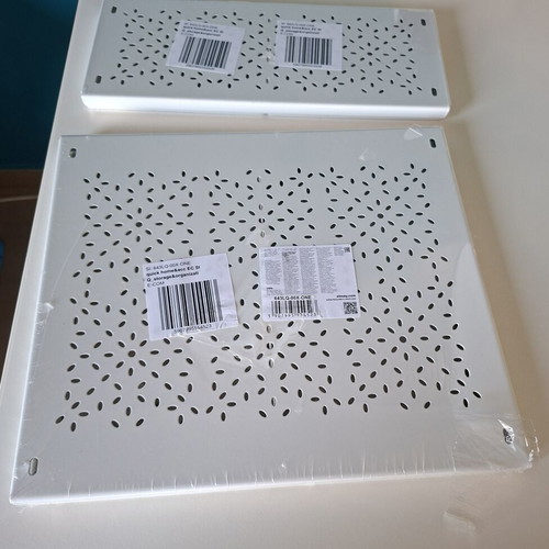 Metal insert shelves, set of 2