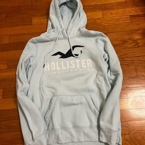 Hollister sweatshirt used, medium, turquoise