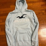 Hollister sweatshirt used, medium, turquoise