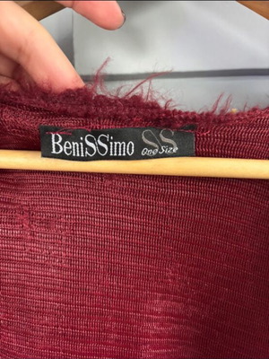 Benissimo vest new, red wool