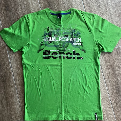 Bench men's t-shirt like new, green, size L