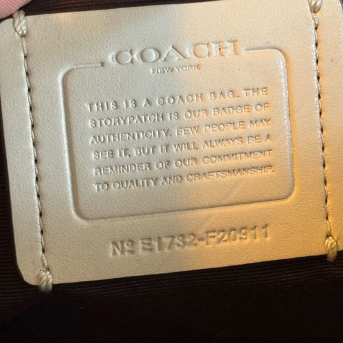 Coach tote bag beige, like new, limited edition
