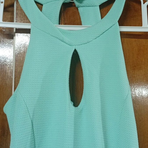 Cocktail dress mint color medium size BeniSSimo like new