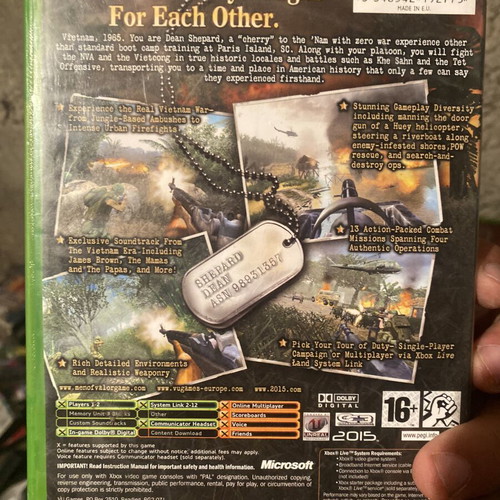 Men of Valor Xbox game