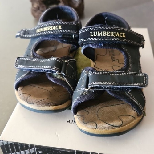 Lumberjack sandals size 28 like new, blue boys' shoes