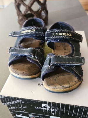 Lumberjack sandals size 28 like new, blue boys' shoes