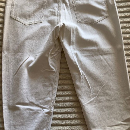 Men's white Zara jeans like new, balloon fit, size XL