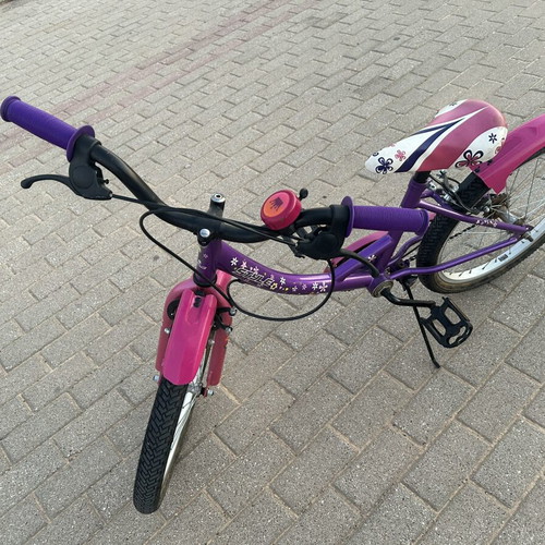 Style Mascot 20” kids bicycle used, pink-purple