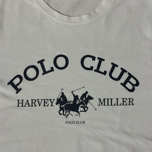 Polo Club Harvey Miller T-Shirt white size L like new