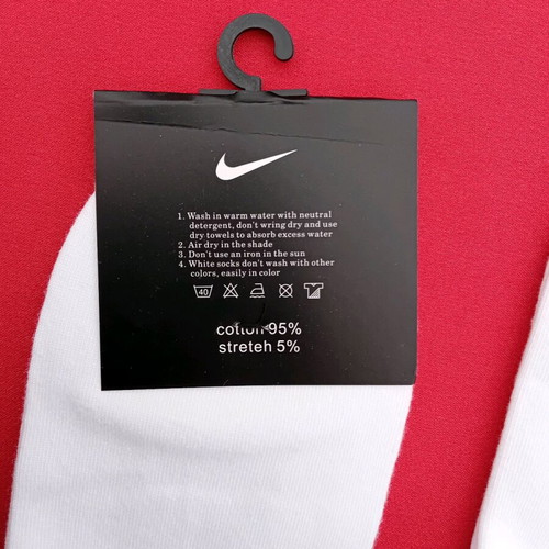Nike socks new, pack of 3, white