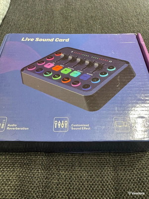 Live sound card καινούργια σφραγισμένη κάρτα ήχου για εφέ livestreams TikTok