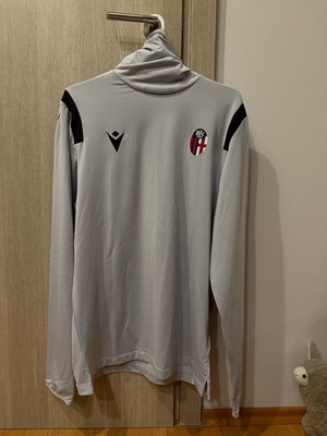 Bologna Calcio FC long sleeve training shirt like new, Macron
