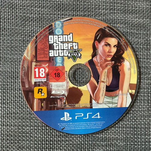 Grand Theft Auto 5 PS4 game used disc only