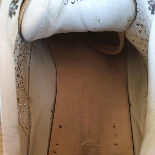 Hogan sneakers used, size 35.5, beige brown leather