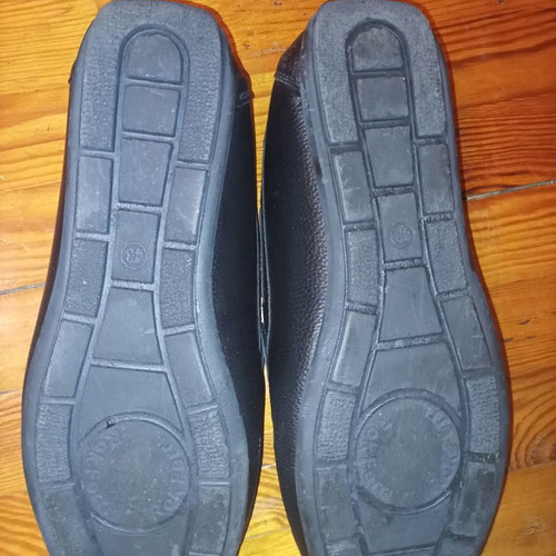 Men's moccasin shoes new, size 43, black