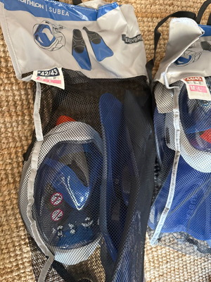 Σετ snorkeling Subea (Decathlon) ολοκαίνουριο, μέγεθος 42/43