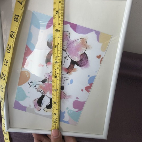 Set of 2 Mickey & Minnie Mouse decorative frames