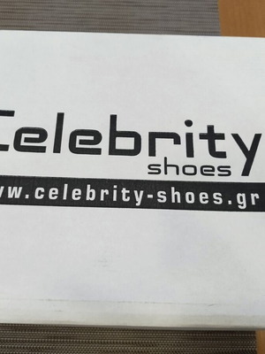 Celebrity black ankle boots like new, size 40, thick 10 cm heel
