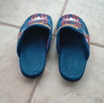 Spider-Man children's winter slippers size 34, dark blue